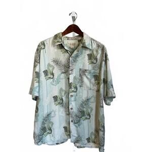 Island Republic Men's XXL 110%  Silk Hawaiian Style Shirt